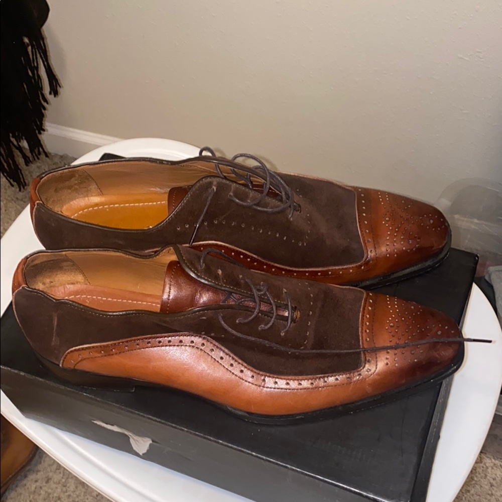 These are brown used but looks good berluti shoes that are still in great shape